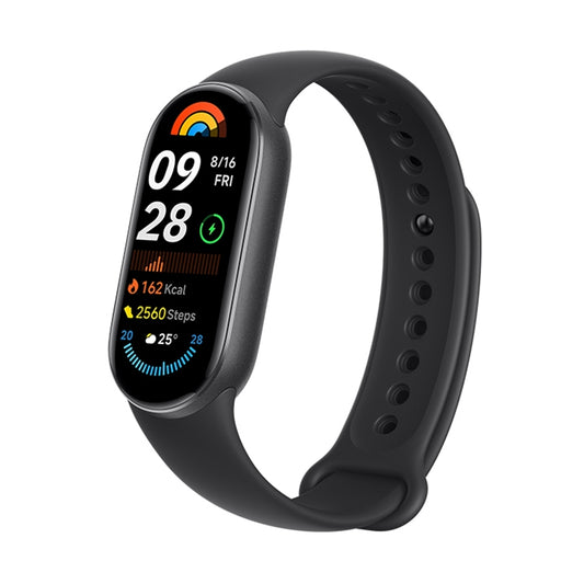 Original Xiaomi Smart Band 9 1.62 inch AMOLED Screen 5ATM Waterproof Smart Watch, Support Blood Oxygen / Heart Rate Monitor (Black) - Wearable Devices by Xiaomi | Online Shopping UK | buy2fix