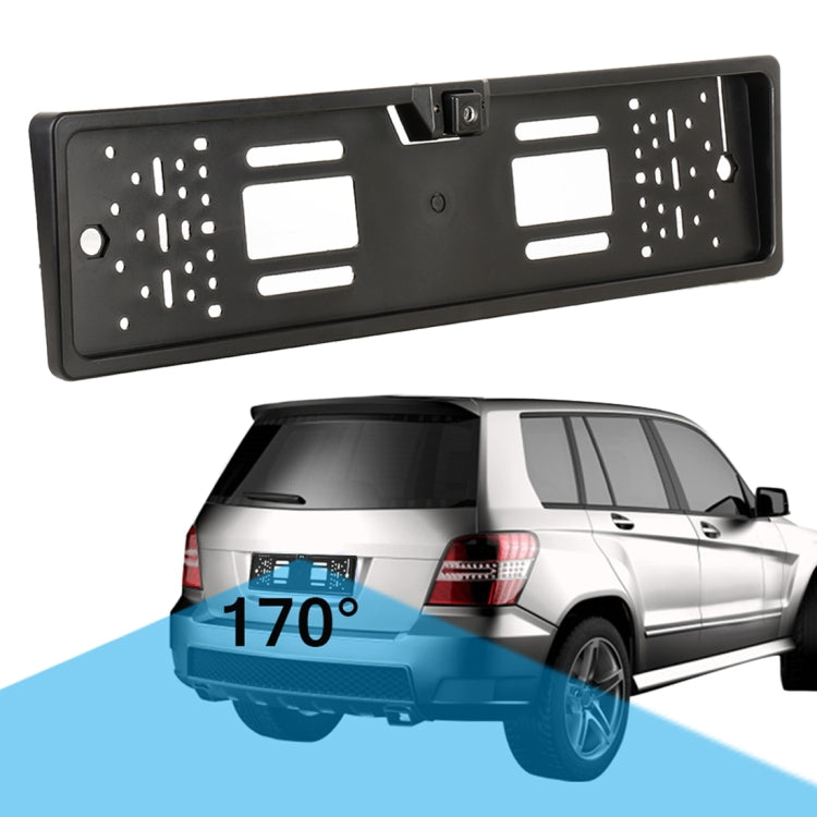 Car European License Plate Frame with Reversing Camera - Rear View Cameras by buy2fix | Online Shopping UK | buy2fix