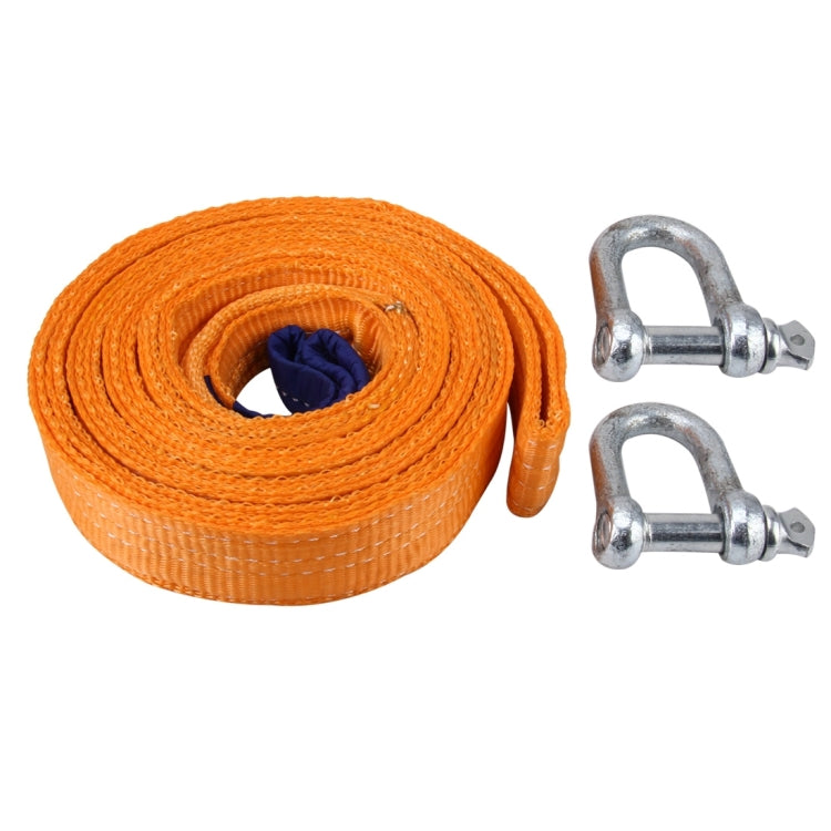 ZONGYUAN ZY-0223 Car 5m×5cm 8 Ton Towing 2 Ton Lifting Rope Straps with Two Hooks High Strength Cable Cord Heavy Duty Recovery Securing Accessories for Cars Trucks - Towing Bars by buy2fix | Online Shopping UK | buy2fix