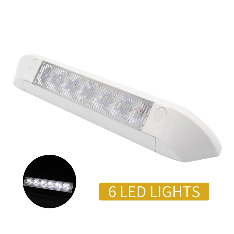 DC 12V 2.6W 6000K IP67 Marine RV Waterproof LED Stair Deck Dome Light Ceiling  Lamp, Aluminum Alloy Base - Marine Accessories & Parts by buy2fix | Online Shopping UK | buy2fix