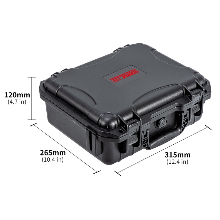 For DJI Osmo Action 5 Pro STARTRC Waterproof EVA ABS Dual-layer Suitcase Storage Box (Black) - Case & Bags by STARTRC | Online Shopping UK | buy2fix