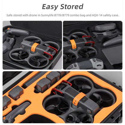 For DJI AVATA 2 Sunnylife LG797 Landing Gear Extensions Heightened Spider Gears Support Leg (Orange) - Other by Sunnylife | Online Shopping UK | buy2fix