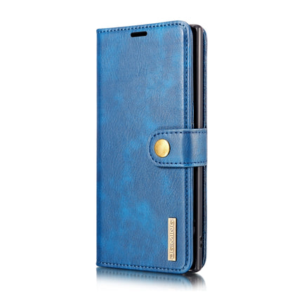 DG.MING Crazy Horse Texture Flip Detachable Magnetic Leather Case with Holder & Card Slots & Wallet for Samsung Galaxy Note 10+(Blue) - Galaxy Phone Cases by DG.MING | Online Shopping UK | buy2fix