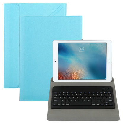 Universal Detachable Bluetooth Keyboard + Leather Tablet Case without Touchpad for iPad 9-10 inch, Specification:Black Keyboard(Blue) - Universal by buy2fix | Online Shopping UK | buy2fix