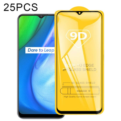 For OPPO Realme Q2i 25 PCS 9D Full Glue Full Screen Tempered Glass Film - Realme Tempered Glass by imak | Online Shopping UK | buy2fix