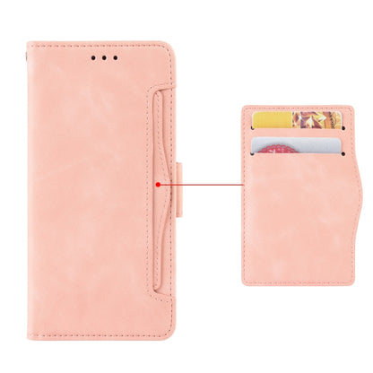 For Blackview A70 (2021) Skin Feel Calf Pattern Horizontal Flip Leather Case with Holder & Card Slots & Photo Frame(Pink) - More Brand by buy2fix | Online Shopping UK | buy2fix