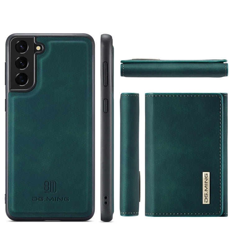 For Samsung Galaxy S21+ DG.MING M1 Series 3-Fold Multi Card Wallet  Back Cover Shockproof Case with Holder Function(Green) - Galaxy Phone Cases by DG.MING | Online Shopping UK | buy2fix