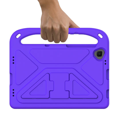 For Lenovo Tab M10 FHD Plus TB-X606F / TB-X606M Handle Portable EVA Shockproof Protective Case with Triangle Holder(Purple) - Lenovo by buy2fix | Online Shopping UK | buy2fix