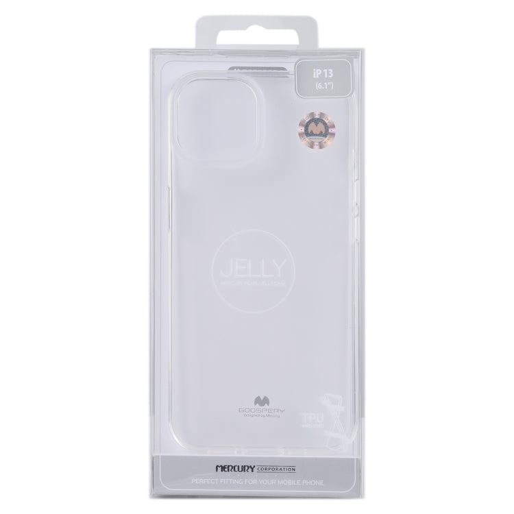 For iPhone 13 GOOSPERY JELLY Full Coverage Soft Case(Transparent) - iPhone 13 Cases by GOOSPERY | Online Shopping UK | buy2fix