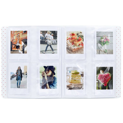 128 Pockets Photo Book Album Name Card Holder for Fujifilm Instax Mini 8 /7s /70 /25 /50s /90(Grey White) - Photo Albums & Photo Frames by buy2fix | Online Shopping UK | buy2fix