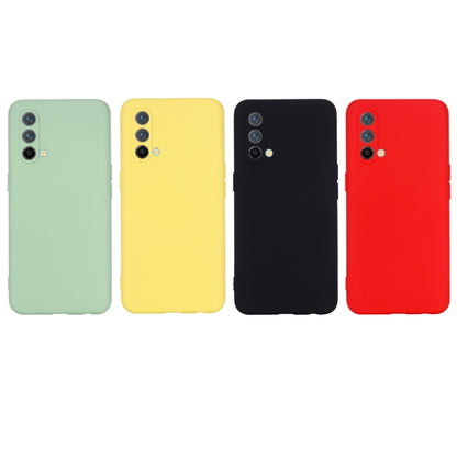 Pure Color Liquid Silicone Shockproof Full Coverage Case For OnePlus Nord CE 5G(Black) - OnePlus Cases by buy2fix | Online Shopping UK | buy2fix