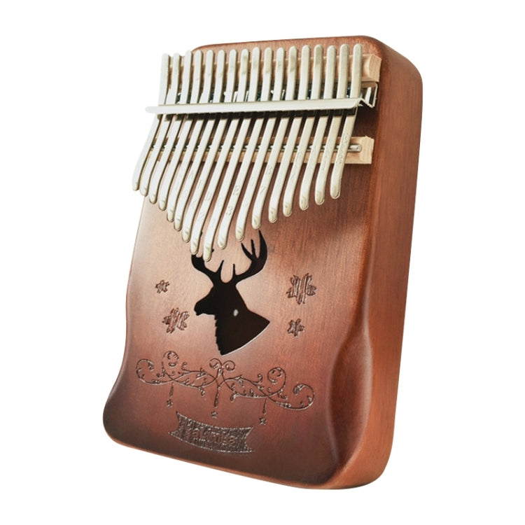 17 Tone Acacia Wood Thumb Piano Kalimba Musical Instruments(Brown-Reindeer) - Keyboard Instruments by buy2fix | Online Shopping UK | buy2fix