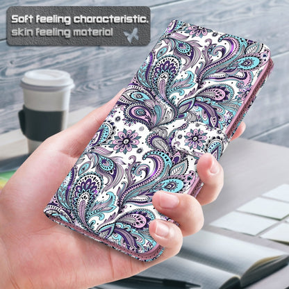 For Motorola Moto G30/G10/G20 3D Painting Pattern Horizontal Flip TPU + PU Leather Case with Holder & Card Slots & Wallet(Swirl Pattern) - Motorola Cases by buy2fix | Online Shopping UK | buy2fix