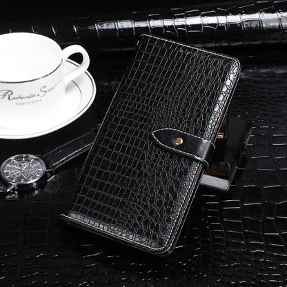 For Doogee N40 Pro idewei Crocodile Texture Horizontal Flip Leather Case with Holder & Card Slots & Wallet(Black) - More Brand by idewei | Online Shopping UK | buy2fix