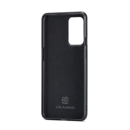 DG.MING M2 Series 3-Fold Multi Card Bag Back Cover Shockproof Case with Wallet & Holder Function For OnePlus 9R(Coffee) - OnePlus Cases by DG.MING | Online Shopping UK | buy2fix