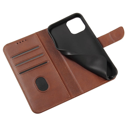 For iPhone 13 Pro Max Calf Texture Buckle Horizontal Flip Leather Case with Holder & Card Slots & Wallet (Brown) - iPhone 13 Pro Max Cases by buy2fix | Online Shopping UK | buy2fix