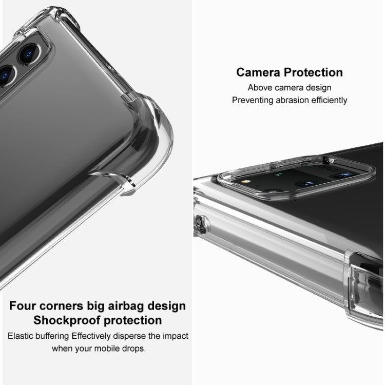 For Asus ROG Phone 5 Pro / 5s Pro IMAK All Coverage Shockproof Airbag TPU Case with Screen Protector(Transparent) - ASUS Cases by imak | Online Shopping UK | buy2fix