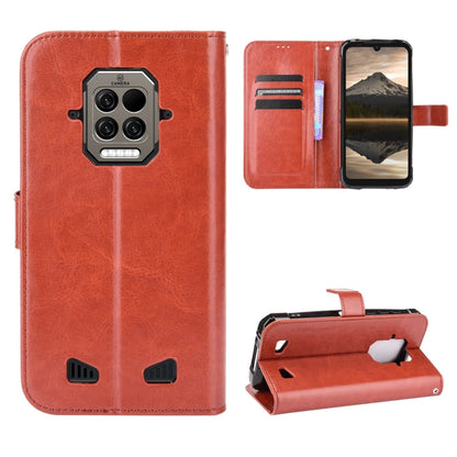 For Doogee S86 / S86 Pro Crazy Horse Texture Horizontal Flip Leather Case with Holder & Card Slots & Lanyard(Brown) - More Brand by buy2fix | Online Shopping UK | buy2fix