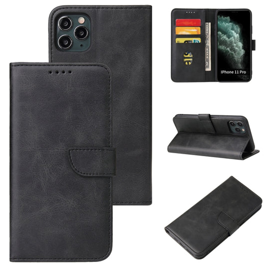 Calf Texture Buckle Horizontal Flip Leather Case with Holder & Card Slots & Wallet For iPhone 11 Pro(Black) - iPhone 11 Pro Cases by buy2fix | Online Shopping UK | buy2fix