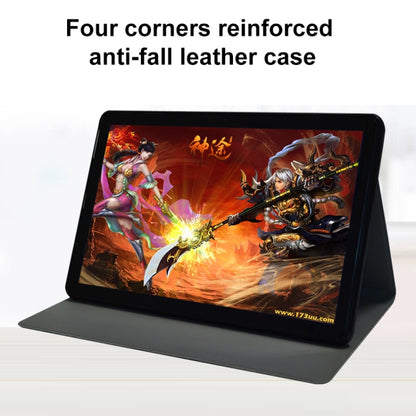 For Teclast M40SE Horizontal Flip PU Leather Case with Holder(Black) - Others by buy2fix | Online Shopping UK | buy2fix