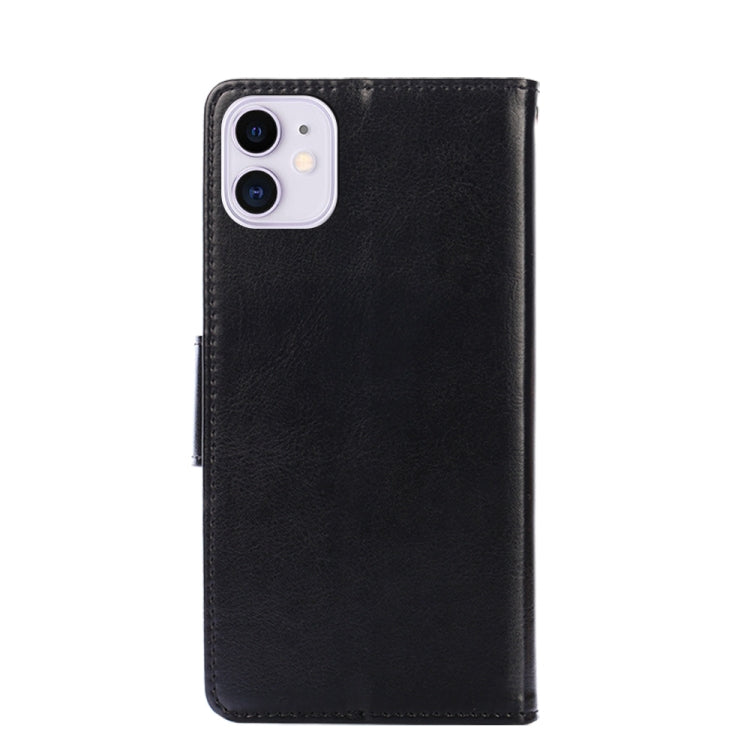 Crystal Texture Horizontal Flip Leather Case with Holder & Card Slots & Wallet For iPhone 11(Black) - iPhone 11 Cases by buy2fix | Online Shopping UK | buy2fix