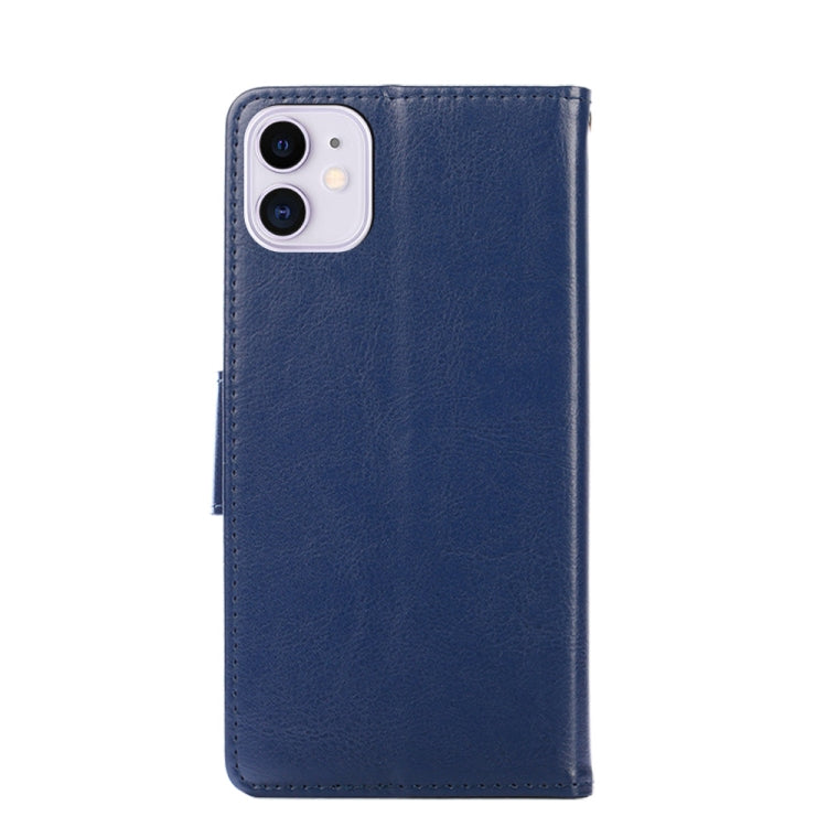 Crystal Texture Horizontal Flip Leather Case with Holder & Card Slots & Wallet For iPhone 11(Royal Blue) - iPhone 11 Cases by buy2fix | Online Shopping UK | buy2fix