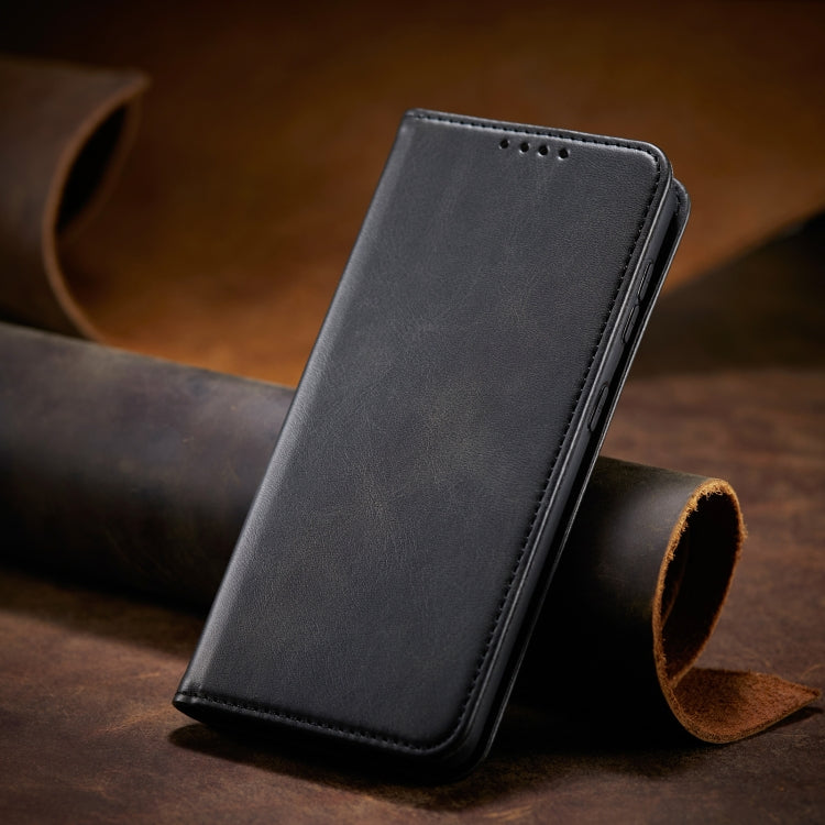 For Xiaomi Redmi Note 9 Pro Calf Texture Magnetic Horizontal Flip Leather Case with Holder & Card Slots & Wallet(Black) - Xiaomi Cases by buy2fix | Online Shopping UK | buy2fix