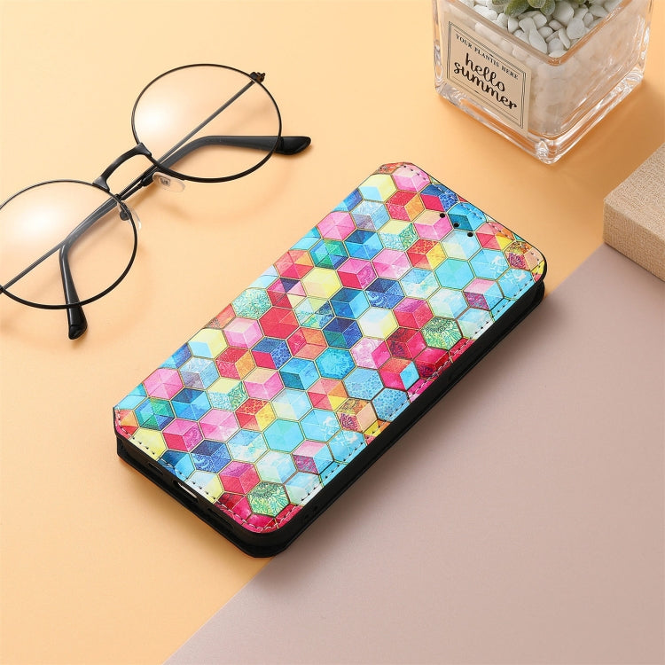 For Blackview A100 Colorful Magnetic Horizontal Flip PU Leather Case with Holder & Card Slot & Wallet(Magic Space) - More Brand by buy2fix | Online Shopping UK | buy2fix