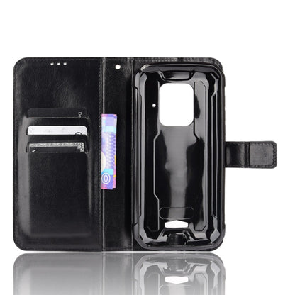 For Doogee S59 / S59 Pro Crazy Horse Texture Horizontal Flip Leather Case with Holder & Card Slots & Lanyard(Black) - More Brand by buy2fix | Online Shopping UK | buy2fix