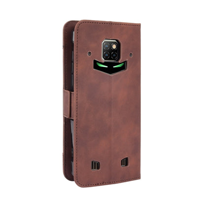For Doogee S88 Plus / S88 Pro Skin Feel Calf Pattern Horizontal Flip Leather Case with Holder & Card Slots & Photo Frame(Brown) - More Brand by buy2fix | Online Shopping UK | buy2fix
