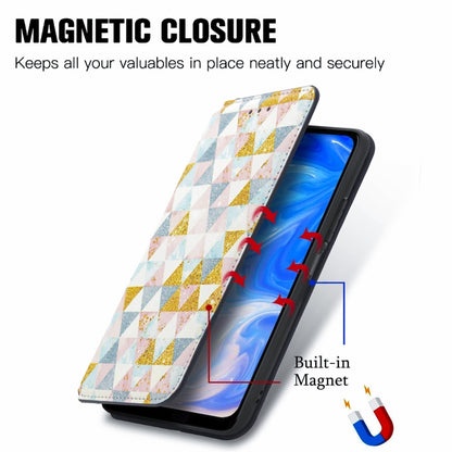 For Doogee N40 Pro CaseNeo Colorful Magnetic Leather Case with Holder & Card Slot & Wallet(Rhombus) - More Brand by buy2fix | Online Shopping UK | buy2fix