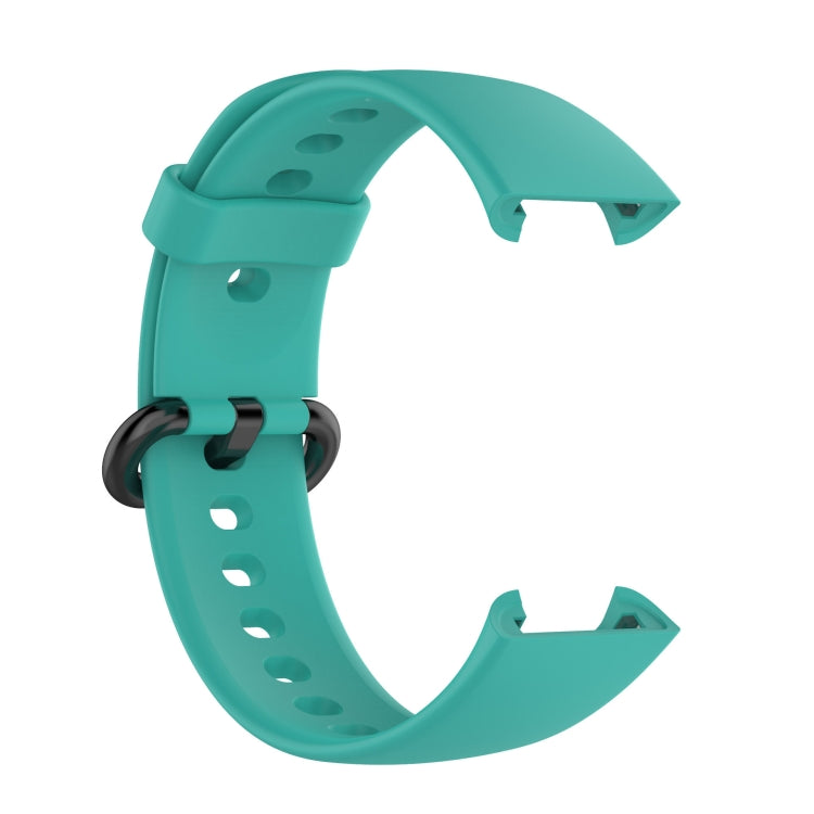 For Xiaomi Redmi Watch 2 Solid Color Silicone Strap Watch Band(Cyan) - Watch Bands by buy2fix | Online Shopping UK | buy2fix