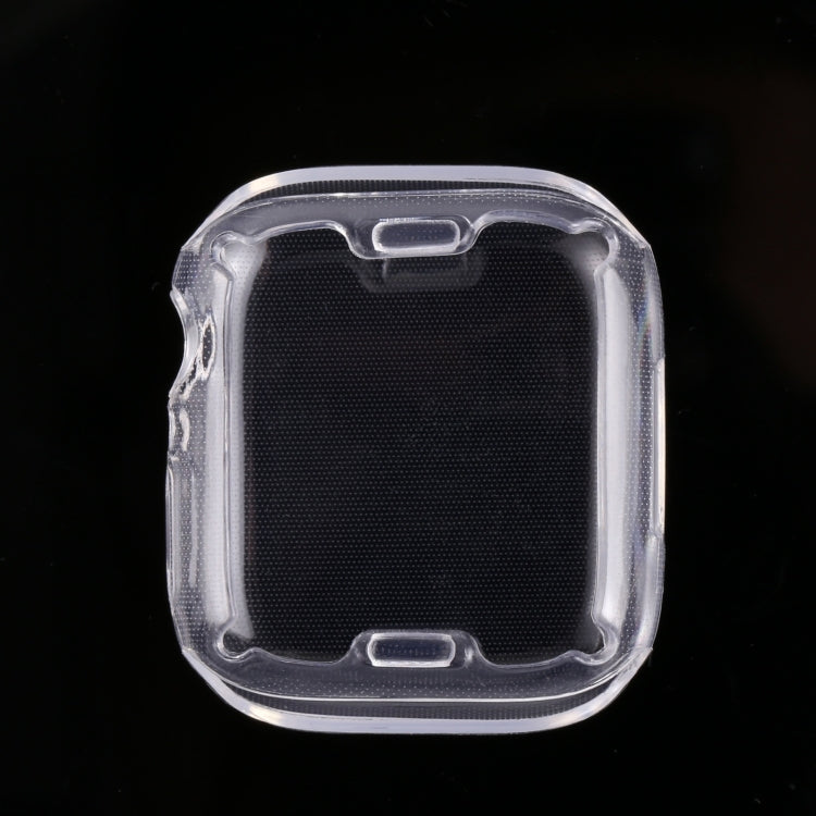 Shockproof TPU All-inclusive Protective Case For Apple Watch Series 9 / 8 / 7 41mm(Transparent) - Watch Cases by buy2fix | Online Shopping UK | buy2fix