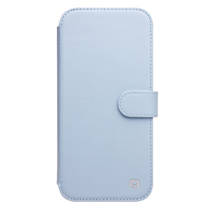 For iPhone 13 Pro QIALINO Magnetic Buckle Phone Leather Case with Card Slot (Sierra Blue) - iPhone 13 Pro Cases by QIALINO | Online Shopping UK | buy2fix