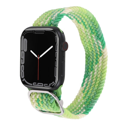 Nylon Braid Strap Watch Band For Apple Watch Ultra 49mm&Watch Ultra 2 49mm / Series 9&8&7 45mm / SE 3&SE 2&6&SE&5&4 44mm / 3&2&1 42mm(42) - Watch Bands by buy2fix | Online Shopping UK | buy2fix