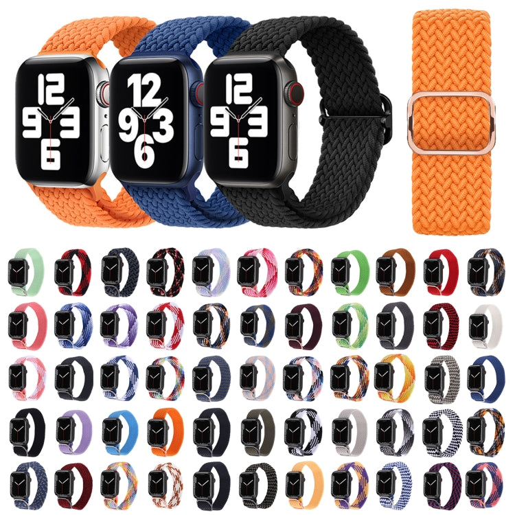 Nylon Braid Strap Watch Band For Apple Watch Ultra 49mm&Watch Ultra 2 49mm / Series 9&8&7 45mm / SE 3&SE 2&6&SE&5&4 44mm / 3&2&1 42mm(12) - Watch Bands by buy2fix | Online Shopping UK | buy2fix