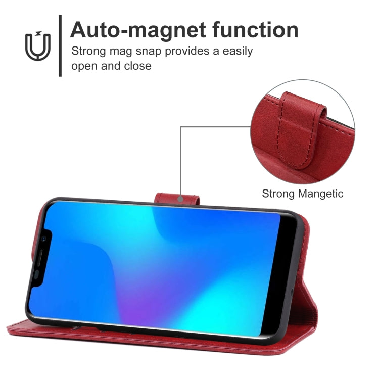 Leather Phone Case For DOOGEE X70(Red) - Doogee Cases by buy2fix | Online Shopping UK | buy2fix