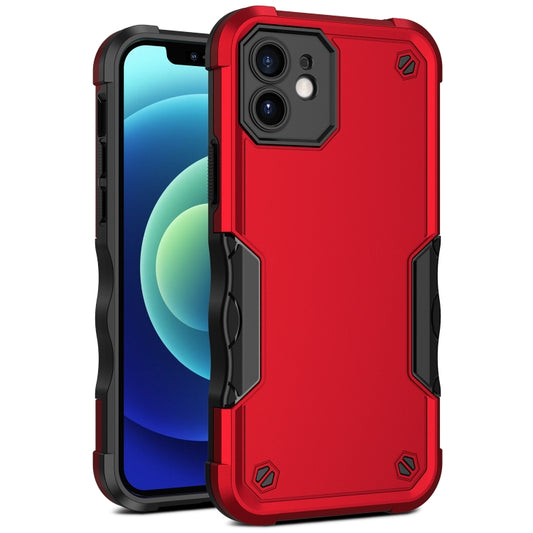 For iPhone 11 Non-slip Armor Phone Case (Red) - iPhone 11 Cases by buy2fix | Online Shopping UK | buy2fix