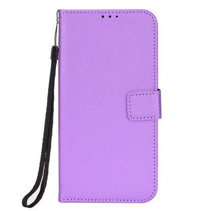 For Ulefone Armor X9 Diamond Texture Leather Phone Case(Purple) - Ulefone Cases by buy2fix | Online Shopping UK | buy2fix