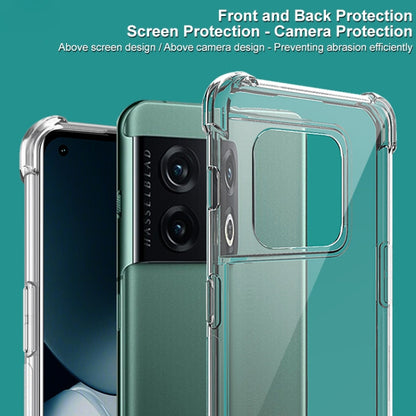 For OnePlus 10 Pro 5G imak All-inclusive Shockproof Airbag TPU Case with Screen Protector(Transparent) - OnePlus Cases by imak | Online Shopping UK | buy2fix