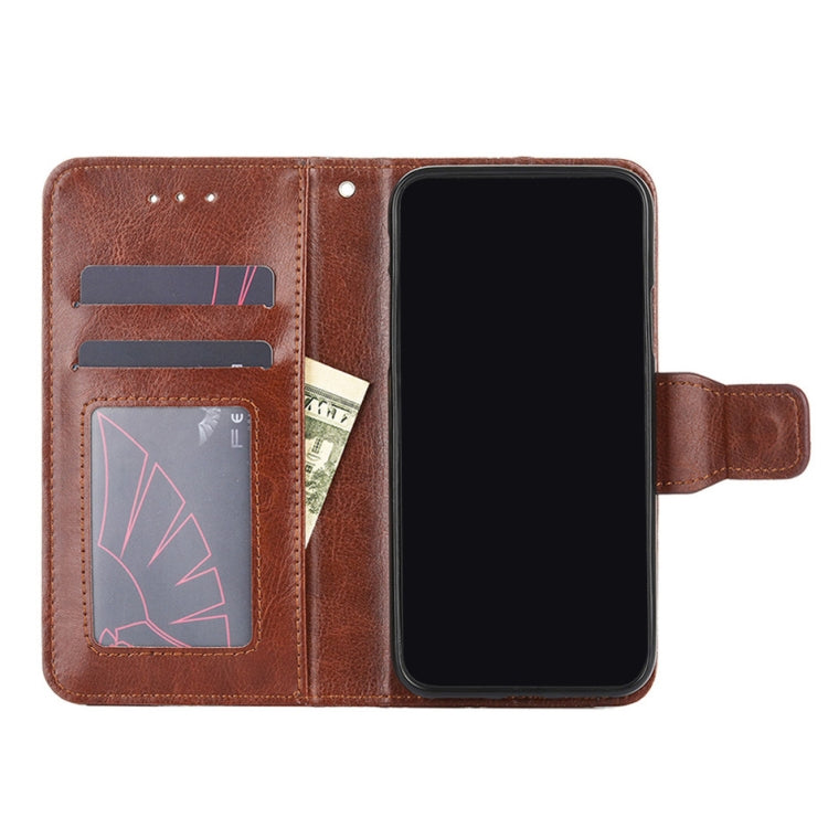 For Blackview A70 Crystal Texture Leather Phone Case(Brown) - More Brand by buy2fix | Online Shopping UK | buy2fix