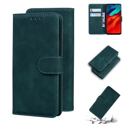 For Blackview A80 Pro Skin Feel Pure Color Flip Leather Phone Case(Green) - More Brand by buy2fix | Online Shopping UK | buy2fix