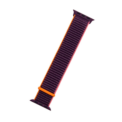 For Apple Watch Apple Watch Ultra 49mm&Watch Ultra 2 49mm / Series 9&8&7 45mm / SE 3&SE 2&6&SE&5&4 44mm / 3&2&1 42mm Mutural Nylon Watch Band(Plum color) - Watch Bands by buy2fix | Online Shopping UK | buy2fix