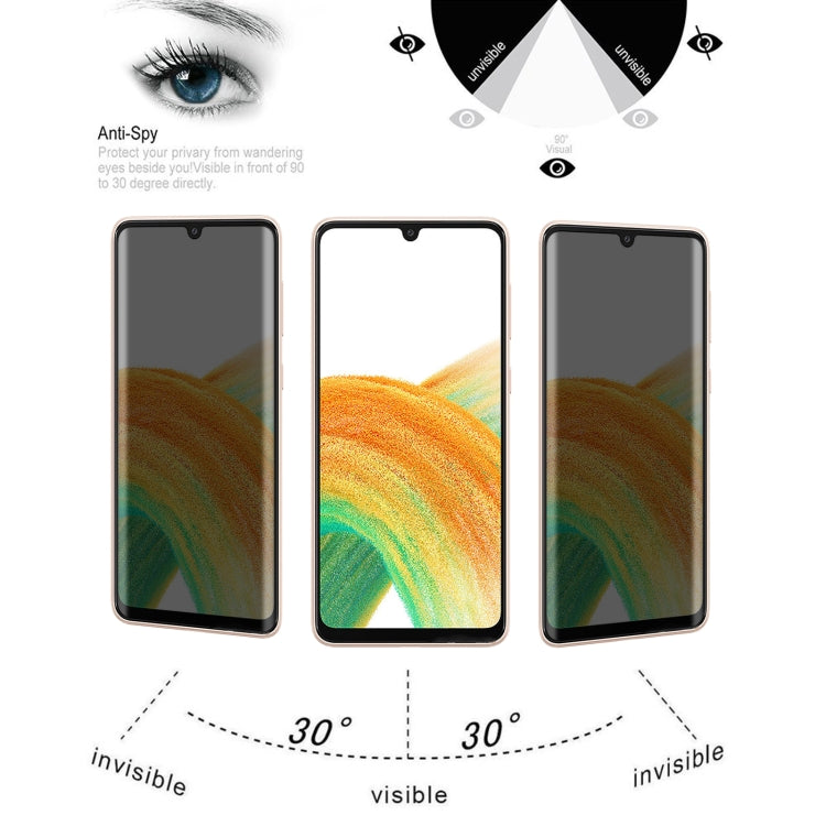 25 PCS Full Cover Anti-peeping Tempered Glass Film For Samsung Galaxy A33 5G - Galaxy Tempered Glass by buy2fix | Online Shopping UK | buy2fix