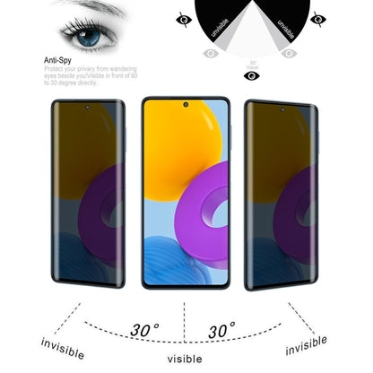 Full Cover Anti-peeping Tempered Glass Film For Samsung Galaxy M52 5G - Galaxy Tempered Glass by buy2fix | Online Shopping UK | buy2fix