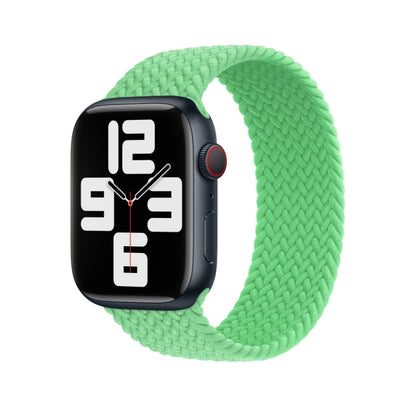 135mm Nylon Braided Watch Band For Apple Watch Ultra 49mm&Watch Ultra 2 49mm / Series 9&8&7 45mm / SE 3&SE 2&6&SE&5&4 44mm / 3&2&1 42mm (Green) - Watch Bands by buy2fix | Online Shopping UK | buy2fix