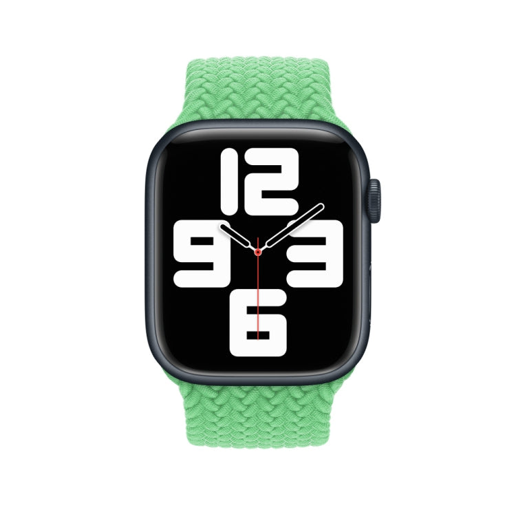 135mm Nylon Braided Watch Band For Apple Watch Ultra 49mm&Watch Ultra 2 49mm / Series 9&8&7 45mm / SE 3&SE 2&6&SE&5&4 44mm / 3&2&1 42mm (Green) - Watch Bands by buy2fix | Online Shopping UK | buy2fix