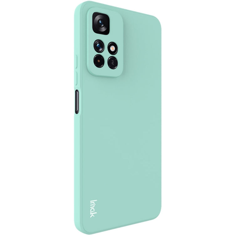 For Xiaomi Redmi Note 11 5G / Note 11T 5G IMAK UC-4 Series Straight Edge TPU Phone Case(Light Cyan) - Xiaomi Cases by imak | Online Shopping UK | buy2fix