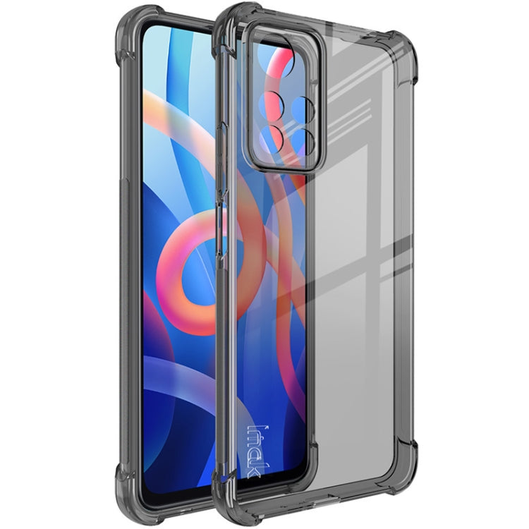 For Xiaomi Redmi Note 11 Pro China / Note 11 Pro+ 5G IMAK All Coverage Shockproof Airbag TPU Case with Screen Protector(Transparent Black) - Xiaomi Cases by imak | Online Shopping UK | buy2fix