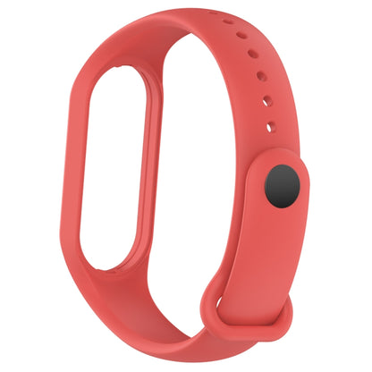 For Xiaomi Mi Band 7 / 7NFC / 6 / 6 NFC / 5 / 5 NFC / Amazfit Band 5 Official Silicone Watch Band(True Red) - Watch Bands by buy2fix | Online Shopping UK | buy2fix